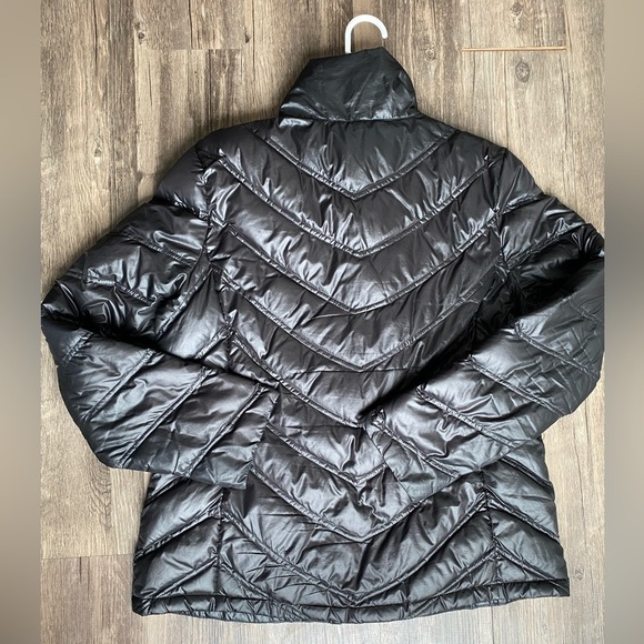 Kenneth Cole Women's Black Puffer Jacket Size L Fillig: 90% Duckdown - Picture 8 of 8